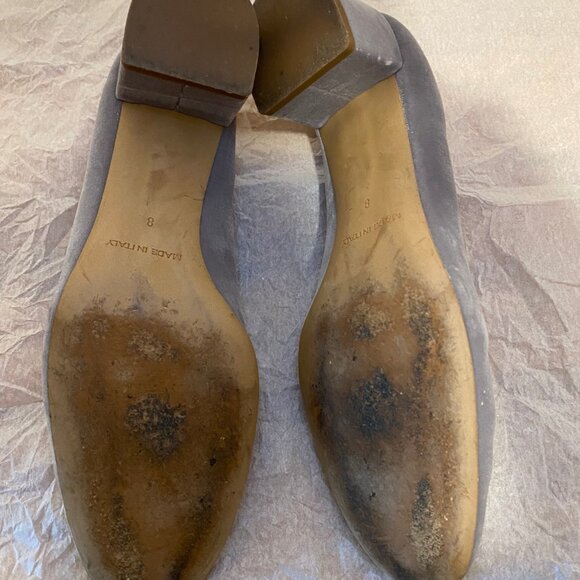 Silver Velvet Everlane Day Heel - Picture 3 of 4